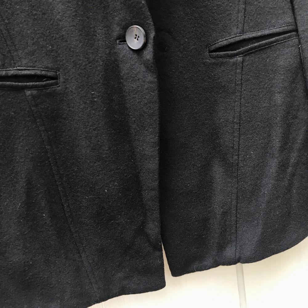 Helmut Lang 100% Wool Single-Button Shawl-Lapel B… - image 4